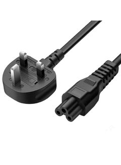 Buy 3 Pin Laptop Power Cable Standard Uk Plug in UAE