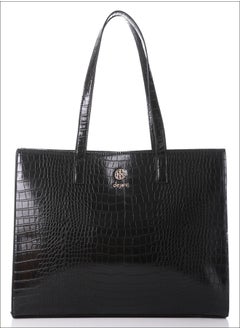 Buy Square Shapped Zipper Closure Reptile Patterned Shoulder Bag in Egypt