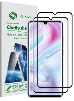 Buy 2 Pack For Xiaomi Mi Note 10 Lite Screen Protector Tempered Glass Full Glue Back in UAE