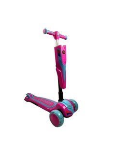 Buy Adjustable and Foldable Kick Scooter for Kids with LED Light in UAE