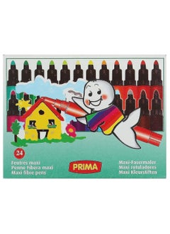 Buy Prima Maxi Jumbo Fibretip Colors, Set Of 24 in Egypt