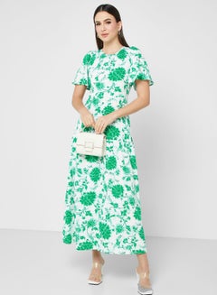Buy Floral Print Dress in Saudi Arabia