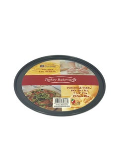 Buy Non-Stick Personal Pizza Pan 20Cm X 0.6Cm - Black in UAE