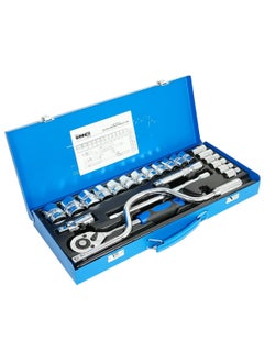 Buy WINNER CRV24 Chrome Vanadium 24 Pcs Professional Socket Wrench Set with Ratchet - Precision Repair Tools for Every Handyman in Saudi Arabia