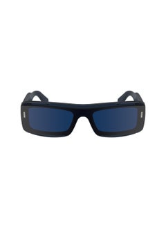 Buy FULL RIM ACETATE MODIFIED RECTANGLE CALVIN KLEIN SUN CK24503S  5121 (438) BLUE in UAE