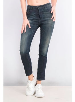 اشتري Women Slim Fit Stretchable Denim Jeans, Indigo في الامارات