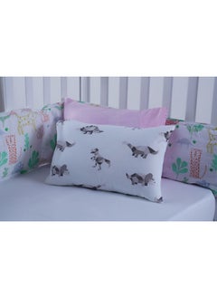 اشتري Dino-Origami S2 Pillow Case Grey 30X45cm في الامارات