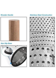 Buy Multi-use conical grater with wooden handle in Egypt