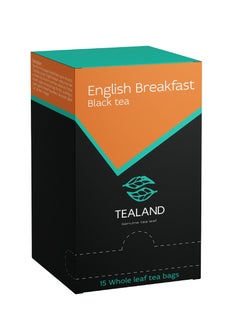 Buy 15 Sachet Box English Breakfast Malty & Rich 100% Natural Ingredients Antioxidants Rich Helps Destress Soothing & Calming Tisane in UAE