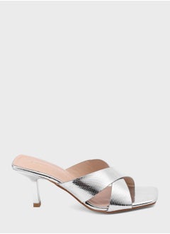 اشتري Multi Strap Mid Heel Sandals في الامارات