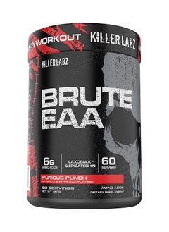 اشتري KILLER LABZ Brute EAA | 6 جرام من الأحماض الأمينية | Laxobulk & Epicatechin | 60 وجبة (Furious Punch) في الامارات