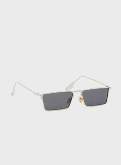 Buy Polarized Sleek Rectangle Sunglasses in Saudi Arabia