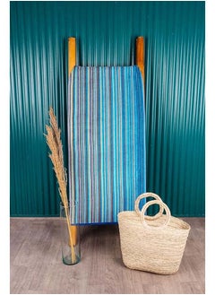 Buy Beach Towel Striped 2 Piece 150x55 cm-Multicolor in Egypt