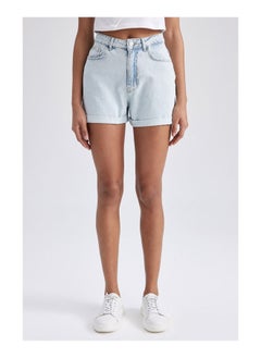 اشتري Woman Mom Fit Denim Short في مصر