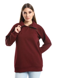 Buy Women Closed Sweat Shirt With High Neck in Egypt