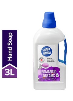 Buy Anti Bacterial Liquid Hand And Body Soap Romantic Dreams 3Liters in Saudi Arabia