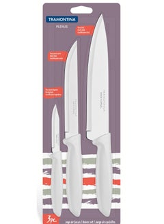 Buy Tramontina 3 pcs knife set in UAE