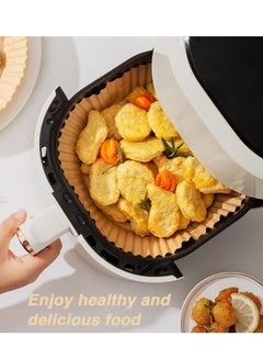 Buy Air Fryer Disposable Paper Liner, Cooking Paper for Air Fryer, Non-Stick Air Fryer Liners, Baking Paper for Air Fryer Oil-proof in Saudi Arabia