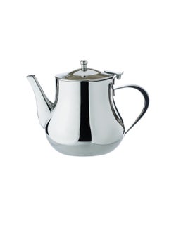 Buy Premium Stainless Steel Teapot Hand On Side 1 Liter in Saudi Arabia