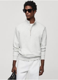 اشتري Zip Detail Sweatshirt في الامارات