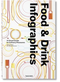 اشتري Food & Drink Infographics. A Visual Guide To Culinary Pleasures By Simone Klabin Hardcover في الامارات