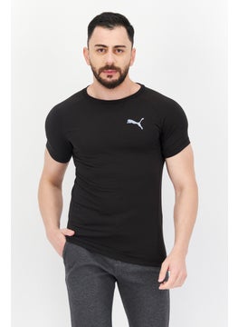 اشتري Men Sportswear Fit Training T Shirt, Black في السعودية