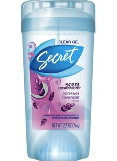 Buy Scent Expressions Oh La La Lavender Clear Gel Antiperspirant Deodorant 76g in UAE