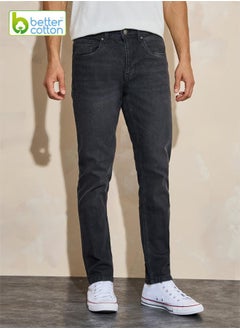 اشتري Cotton Stretch 5-Pocket Slim Fit Jeans في السعودية