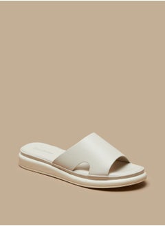 Buy Cutout Detail Slip On Sandals in UAE