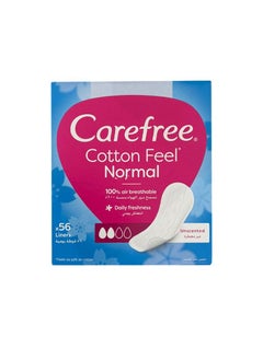 Buy cotton feel normal unscented 56 liners in Egypt