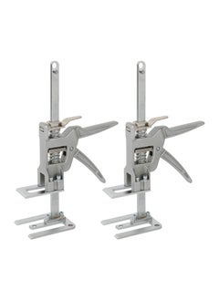 اشتري Labor Saving Arm Jack 2Pcs, Lever Arm Lifter Full Metal Labor Saving Arm Jack Arm Hand Tool Furniture Board Lifter Drywall Lifts Jack for Door And Wooden Panel Lifting Cabinet Board في السعودية