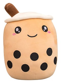 اشتري Kids Pillow Cushion 9.4 Inch Stuffed Boba Plushie Bubble Tea Plush Cartoon Cylindrical Milk Pillow, Super Soft Kawaii Hugging Realistic Food Toy Gifts for Boy Girl في الامارات