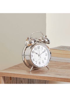 Buy Zoa Metal Painted Alarm Clock 18 x 10 cm in UAE