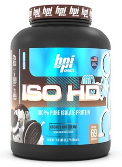 Buy Iso Hd Cookies&Cream 4.9 Lb ,2208Gm in UAE