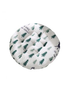 Buy Comfortable Home Office Cotton Linen Breathable Round Chair Cushion in UAE