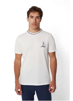 Buy Casual Regular Fit Cotton T-Shirt in Egypt