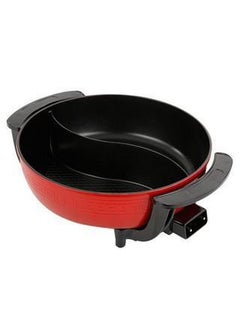 اشتري Factory direct round Mandarin duck electric hot pot multifunctional electric cooker household electric cooking integrated dual-purpose barbecue pot wholesale Red في الامارات