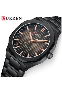 Buy Watches For Men Water Resistant Stainless steel Wristwatch 8456 in Saudi Arabia