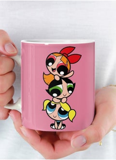 Buy Powerpuff Girls Mug Ceramic Mug for Tea and Coffee with Handle Multicolour 11Oz in Saudi Arabia