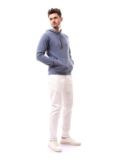 اشتري Slip On Solid Comfy Hoodie_Blue في مصر