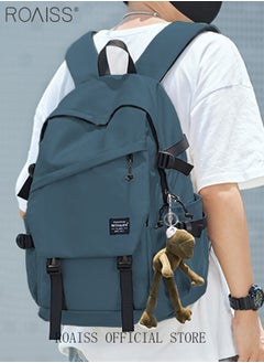 اشتري Classic Large Capacity Backpack  Multifunction Casual Water Resistant Oxford Double Shoulder School Bag في الامارات