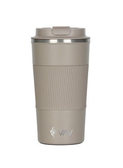 اشتري Travel Coffee Mug Stainless Steel Vacuum Ice and Hot Drinks Insulated Tumbler for Home Office Outdoor Works في الامارات