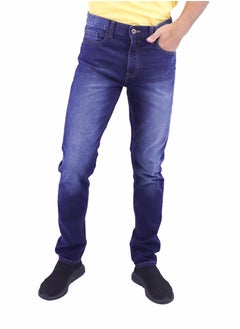 اشتري Men's Low Rise Skinny Jeans - Blue في السعودية