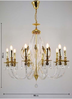 Buy modern chandelier - 5390-10GD in Saudi Arabia