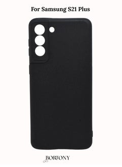 Buy Samsung Galaxy S21 Plus Case Slim Thin Soft Skin Silicone Flexible TPU Gel Scratch Resistant Lightweight Protective Cases Cover for Samsung Galaxy S21 Plus (Matte Black) in UAE