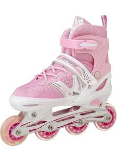 Buy Other Roller skate shoes for children, size 39-42 - pink and white in Egypt