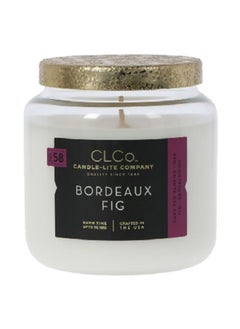 Buy No. 58 Bordeaux Fig Scented Jar Candle White 396 g in Saudi Arabia