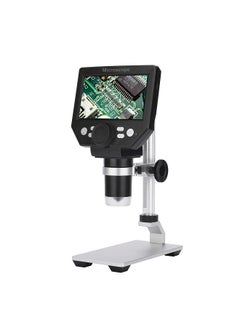 اشتري G1000 Digital Electron Microscope 4.3 Inch Large Base LCD Display 10MP 1-1000X Continuous Amplification Magnifier في الامارات
