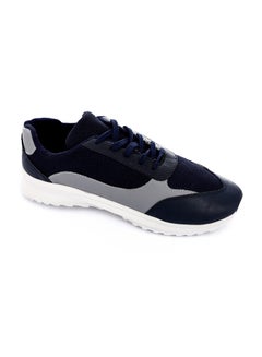 Buy H2178-Textile Lace Up Casual Sneakers in Egypt