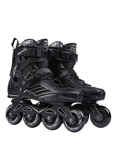 Buy Professional Single Row Roller Blades Speed Skating Shoes in UAE